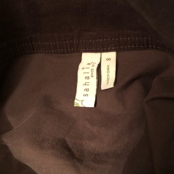 Sahalie Womens 8  Fine Wale Corduroy A-Line Skirt - Picture 4 of 4